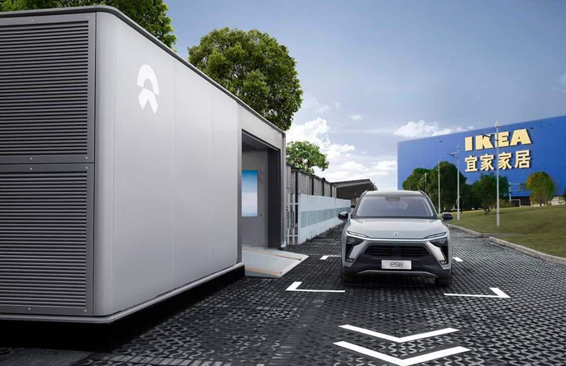 Nio partners with IKEA, 800th swap station in China goes online