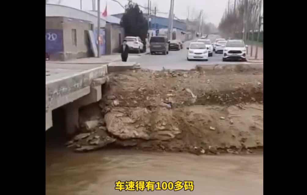 Tesla vehicle reportedly flies over 10-meter-wide river in latest accident