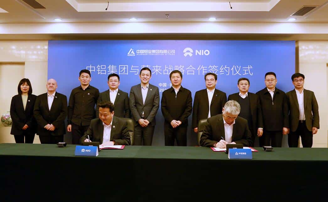 Nio forms strategic partnership with state-owned aluminum maker Chinalco