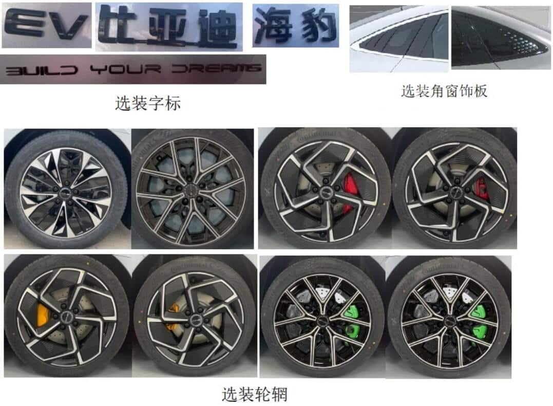 Regulatory filing shows what BYD Seal looks like