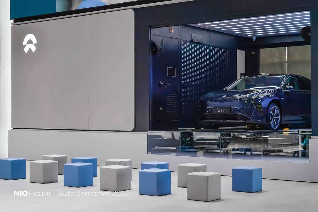 Nio brings its full lineup of models to Auto Shenzhen 2022