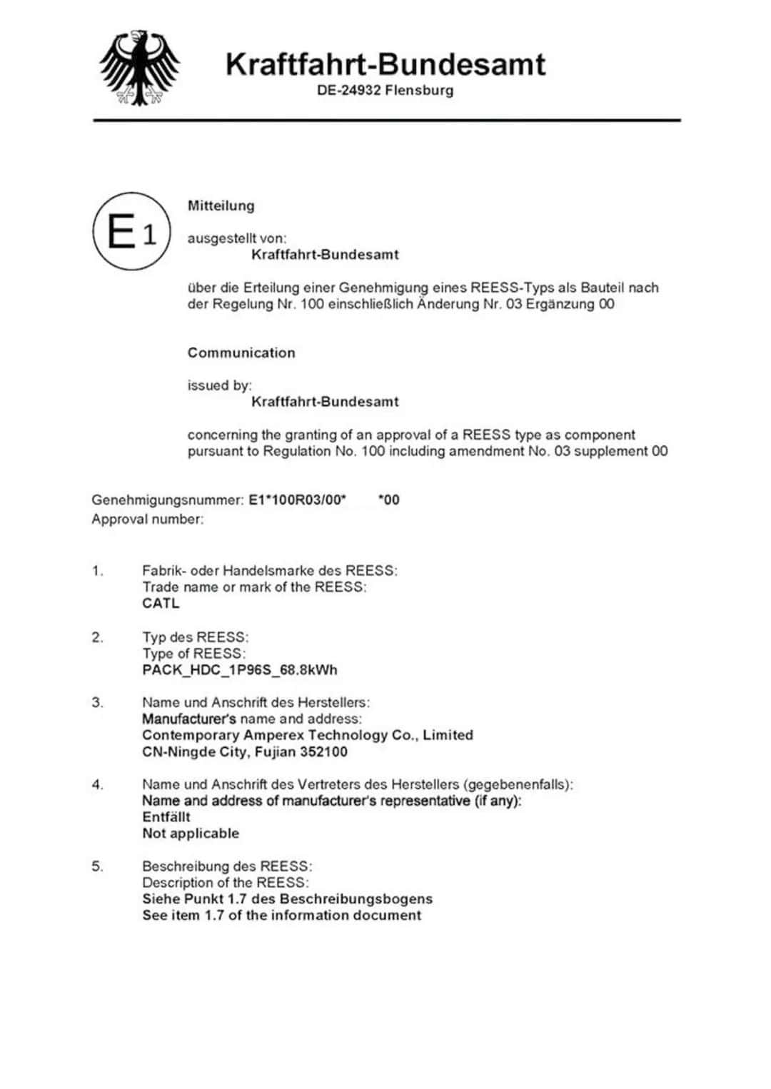 CATL becomes first EV battery maker to comply with new European regulation