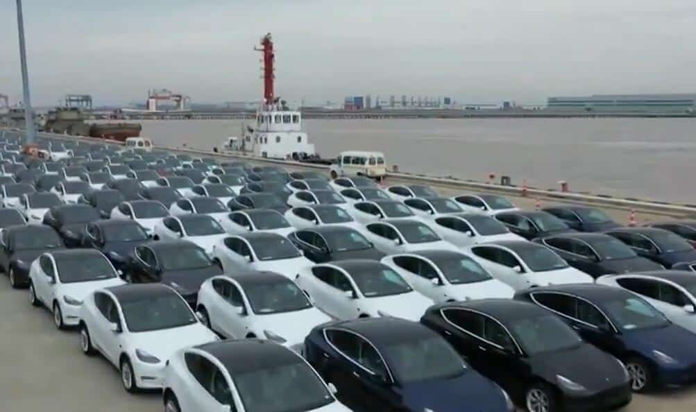 Tesla exports another shipment of over 4,000 vehicles from Shanghai plant
