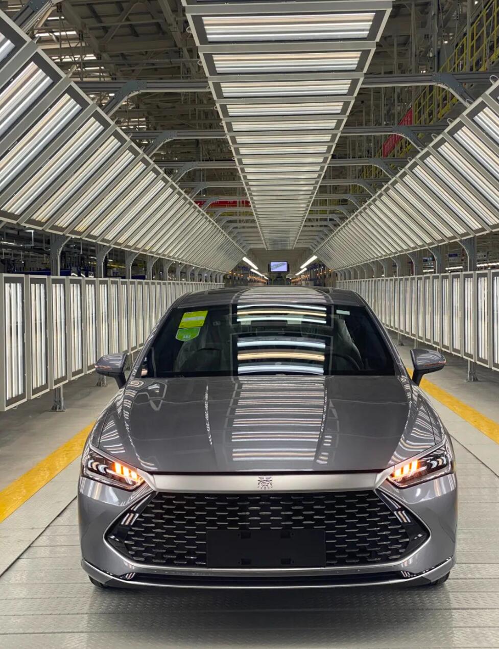 BYD's new plant in Hefei sees first vehicles roll off line