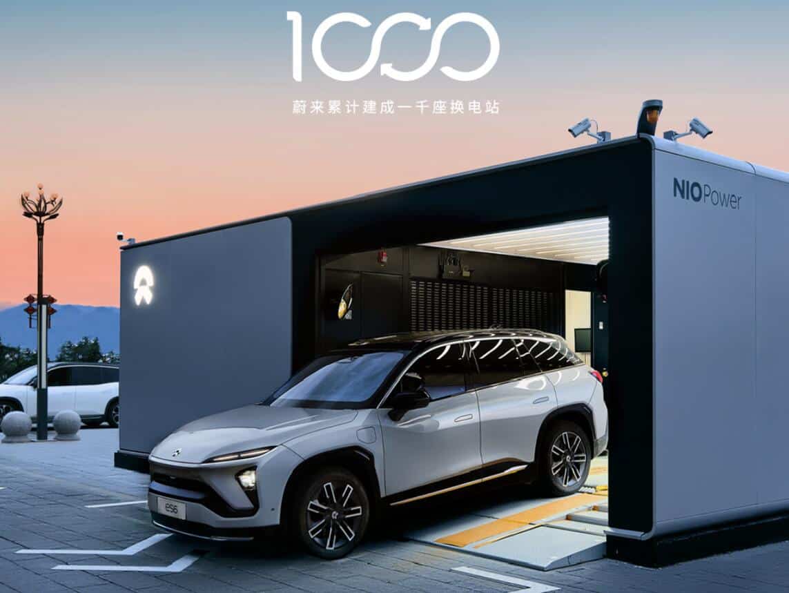 Nio swap stations reach 1,011 as it crosses 1,000th milestone