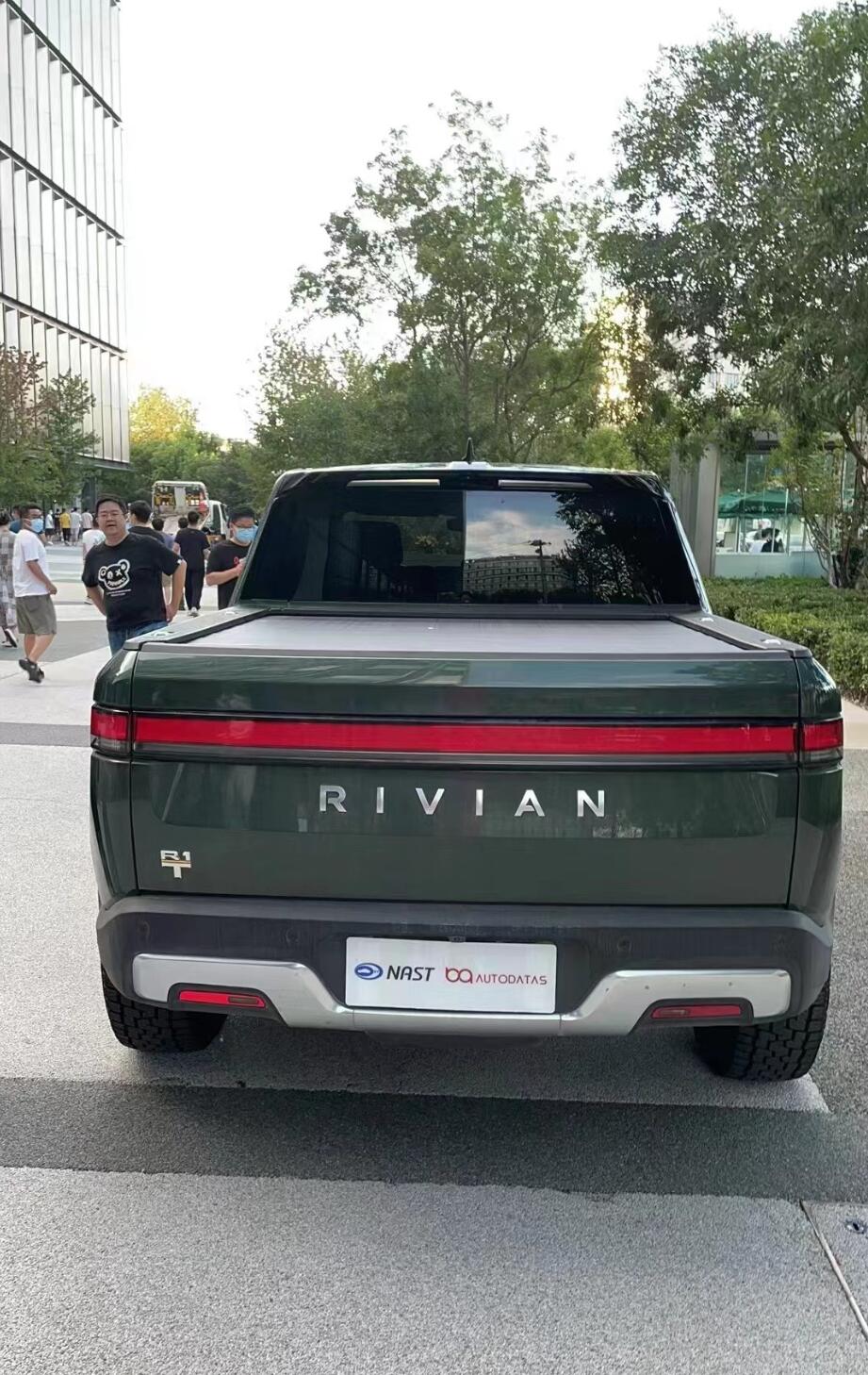 Rivian R1T electric truck spotted at Xiaomi's campus in Beijing