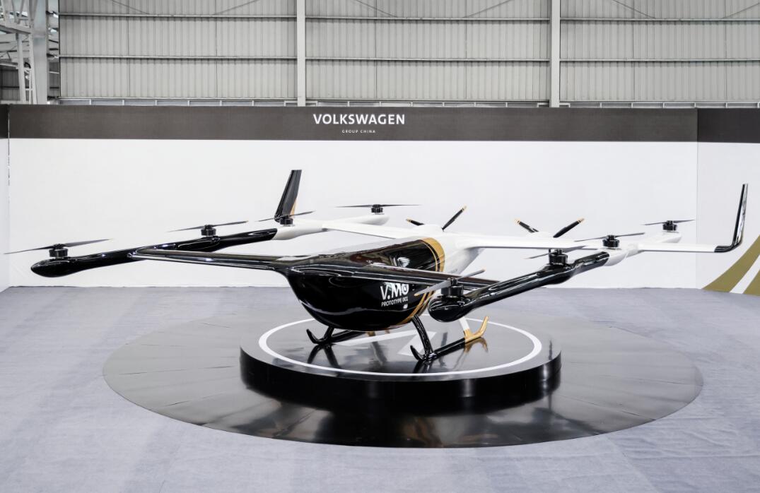 Volkswagen China unveils flying vehicle prototype V.MO, joins Xpeng's exploration of air mobility