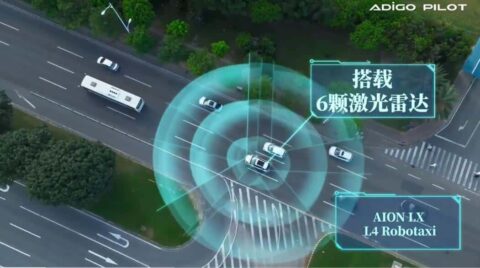 GAC Aion enters robotaxi space, releases first road test video
