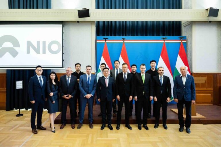 Nio's plant in Hungary for swap stations to start operation in September