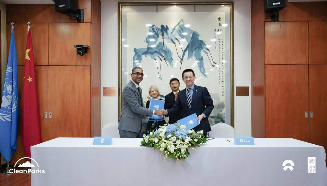 UN development arm becomes Nio's partner on Clean Parks initiative