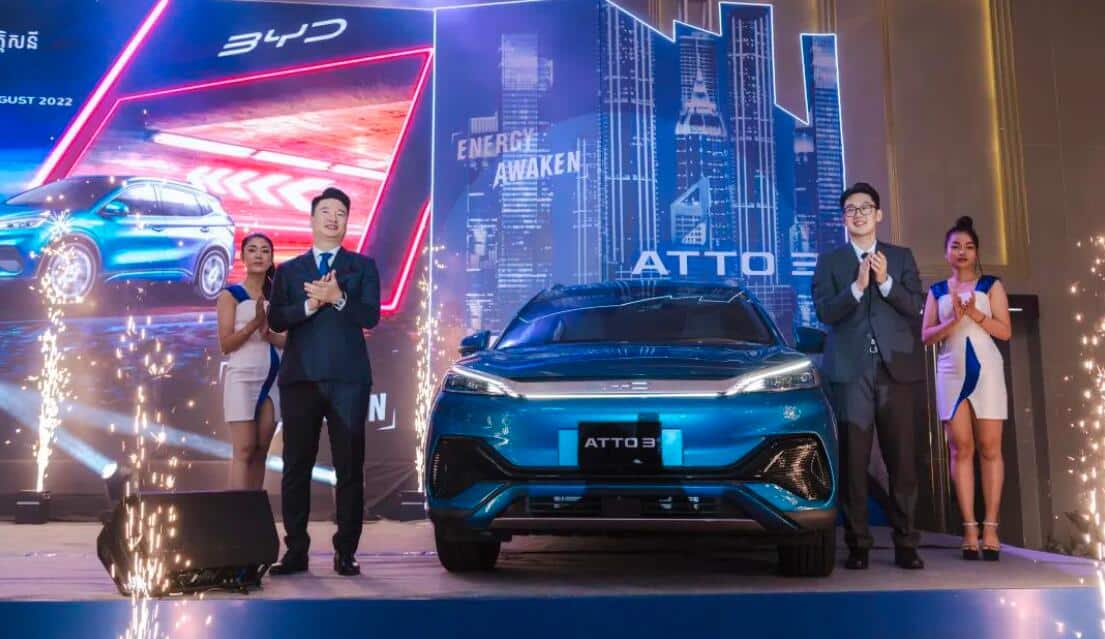 BYD launches Atto 3 in Cambodia