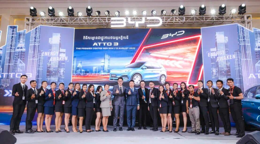 BYD launches Atto 3 in Cambodia