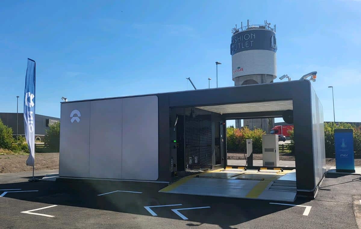 Nio's second swap station in Norway goes into operation