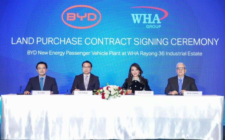 BYD signs land deal for plant with annual capacity of 150,000 EVs in Thailand