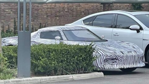 Spy photos show BYD may be building electric sports car