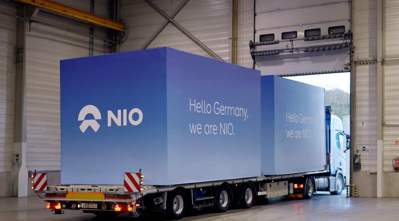 Nio sees first swap station roll off line in Europe as Hungarian plant goes into operation