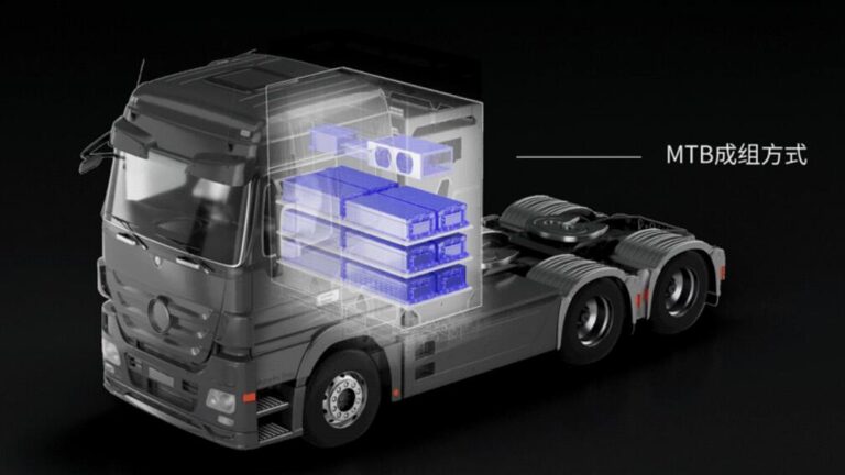 CATL unveils module to bracket battery technology for heavy trucks