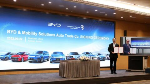 BYD partners with local dealer to tap Jordan market
