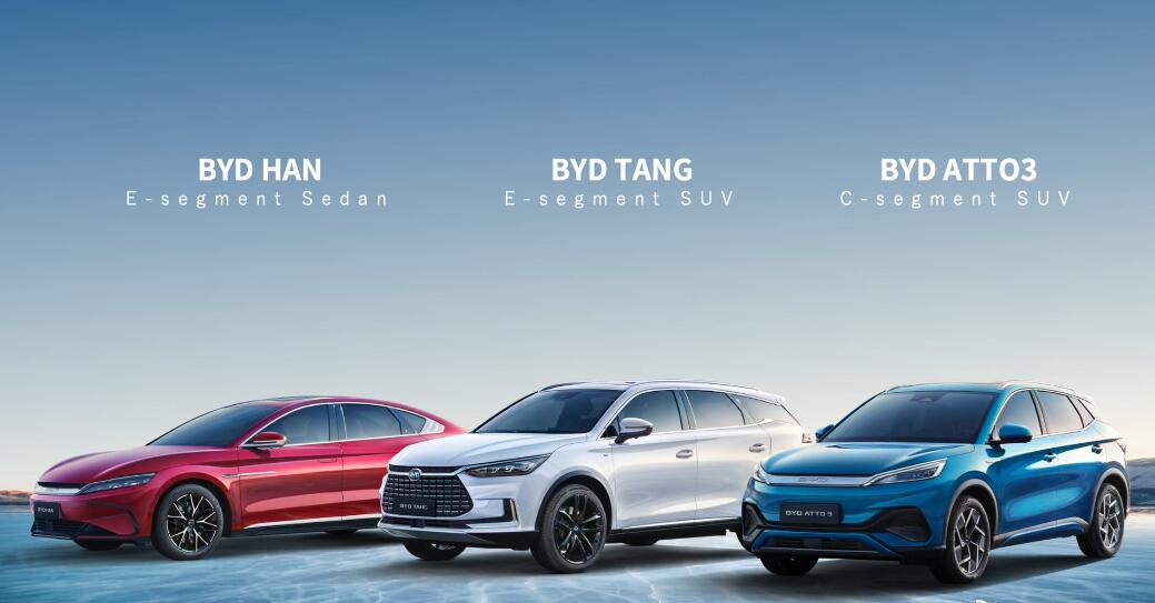 BYD presents 3 BEV models for European market, reveals pre-sale prices