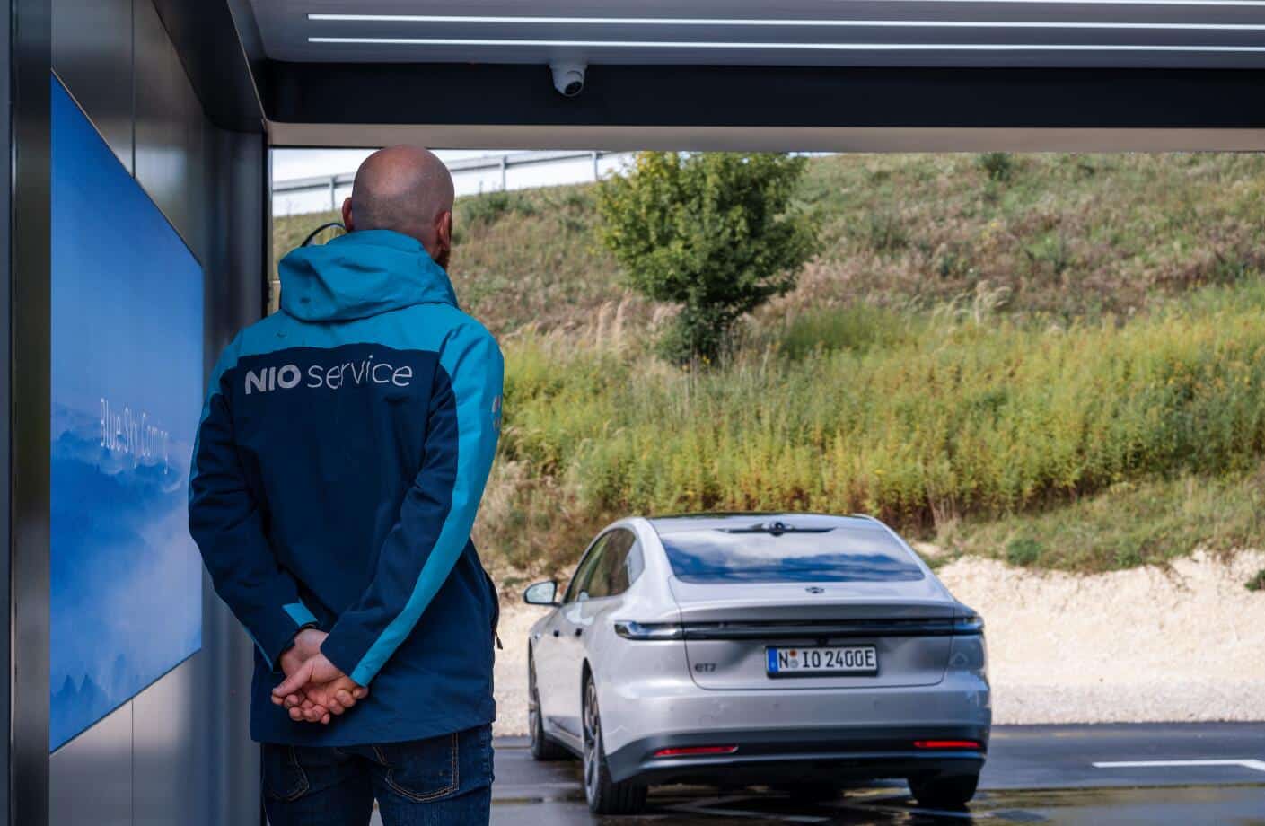 Nio launches first battery swap station in Germany ahead of official market entry