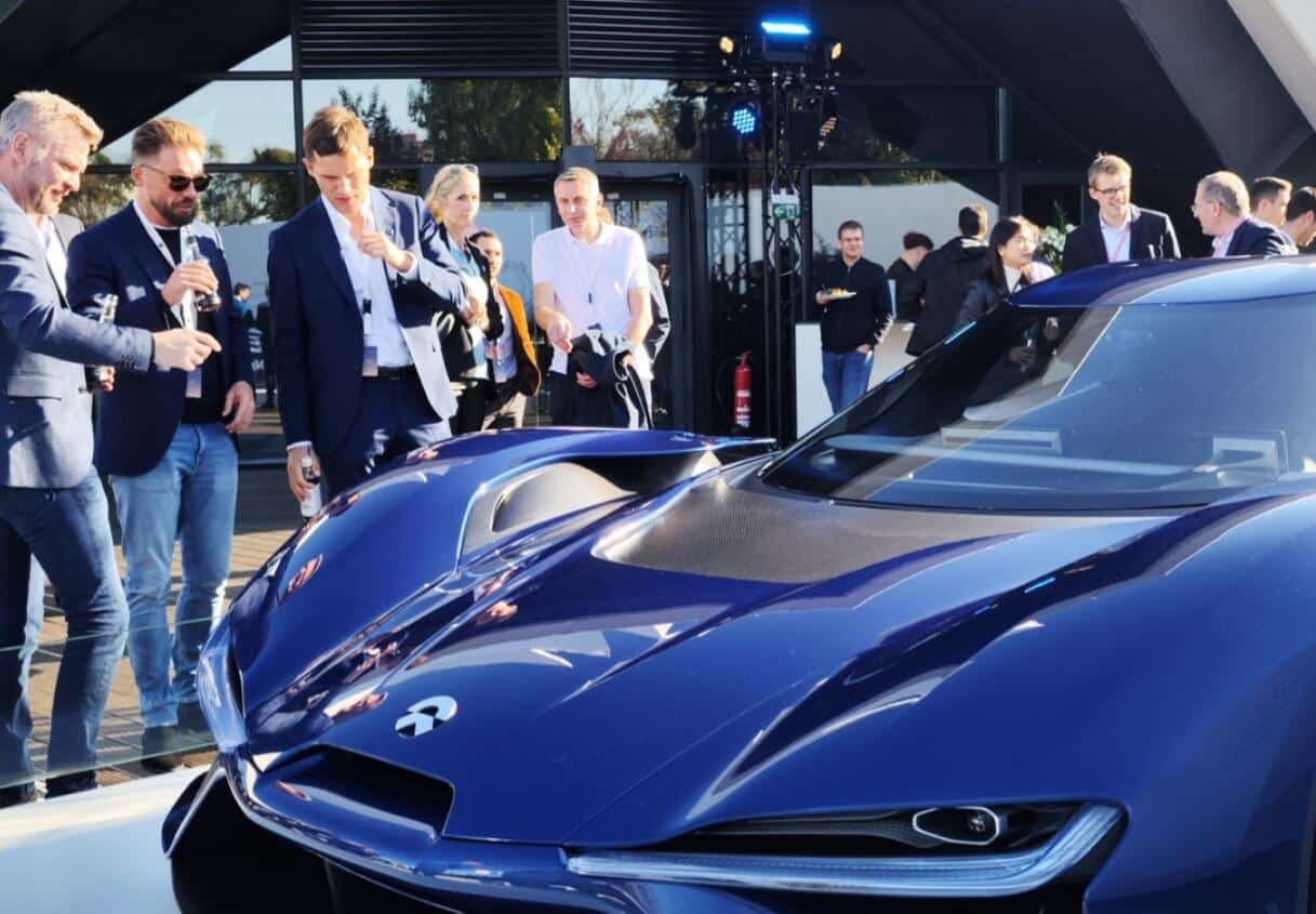 Nio president shares images from Nio Berlin 2022 as event about to begin