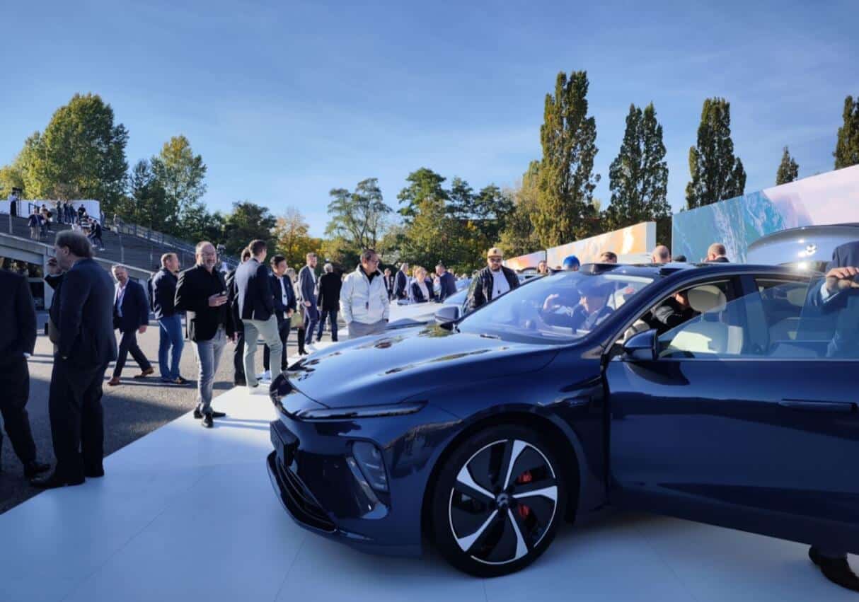Nio president shares images from Nio Berlin 2022 as event about to begin