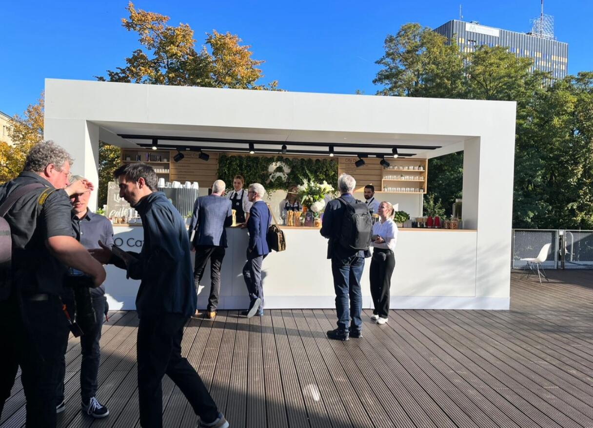 Nio president shares images from Nio Berlin 2022 as event about to begin