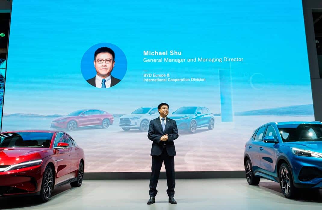 BYD presents 3 models at Paris Motor Show