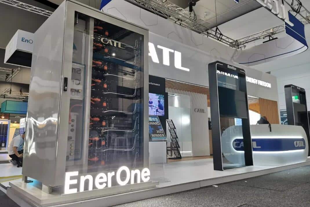 CATL showcases energy storage products in Australia