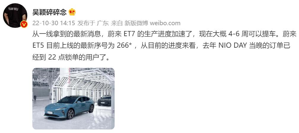 Nio suffers ET5 delivery delays due to Covid