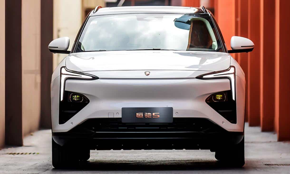 Evergrande begins deliveries of its first production model Hengchi 5