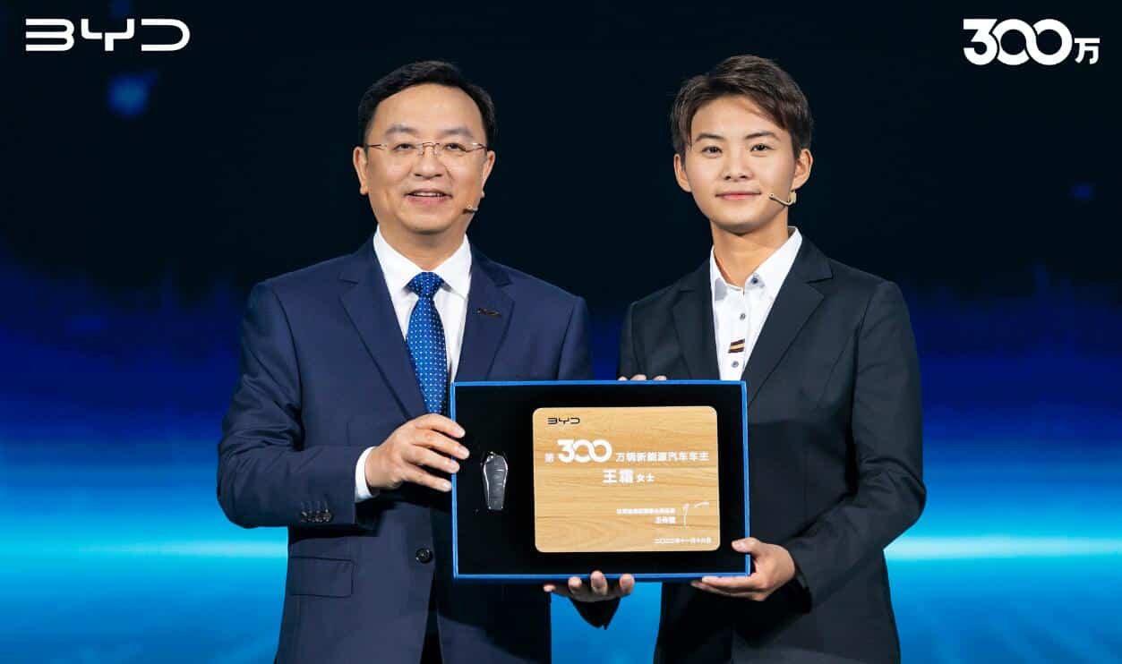 BYD sees its 3 millionth NEV roll off line