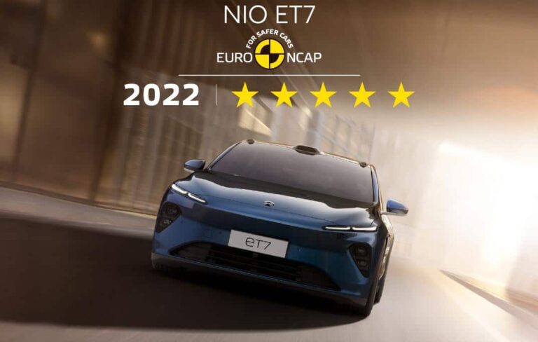 Nio ET7 scores five stars in Euro NCAP and Green NCAP ratings