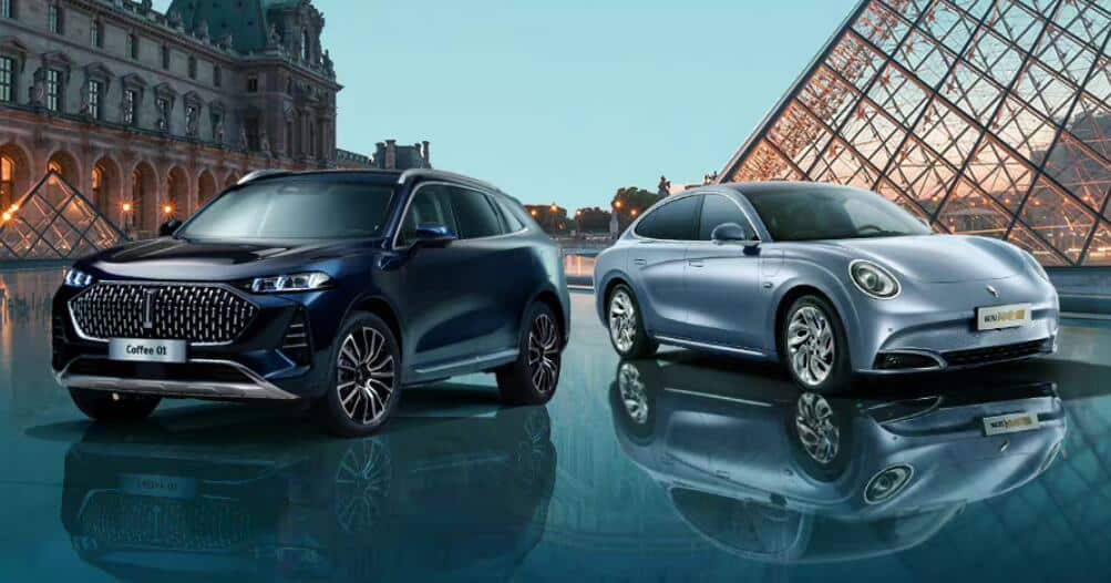 Great Wall begins shipping 300 Coffee 01 PHEVs from Shanghai to Europe