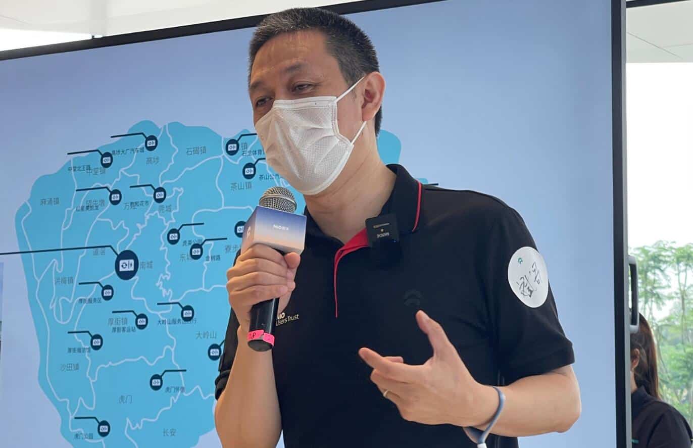 Nio's phone project progressing well, with teams in Shanghai and Shenzhen, says William Li