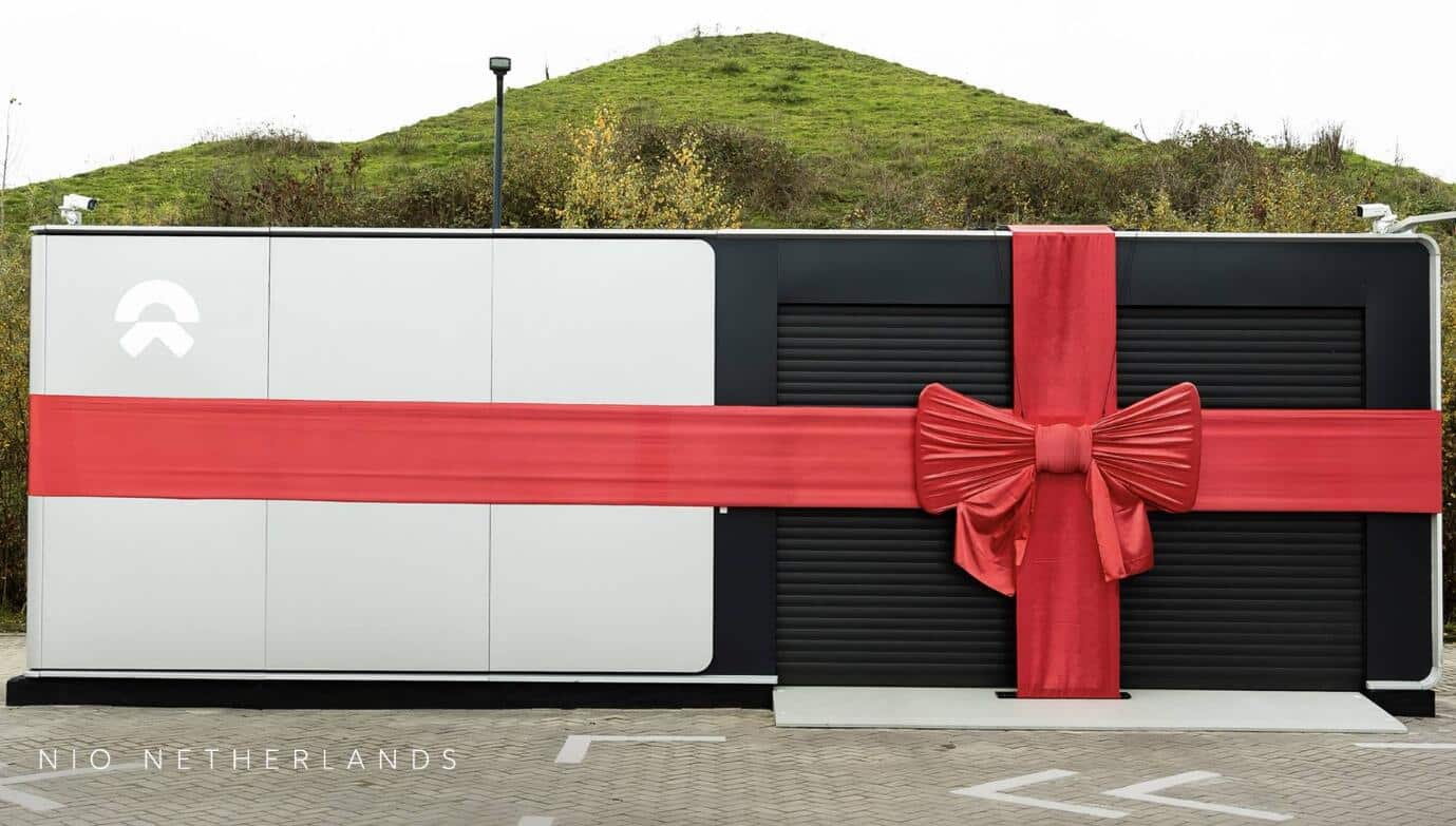 Nio's 1st swap station in Netherlands goes live