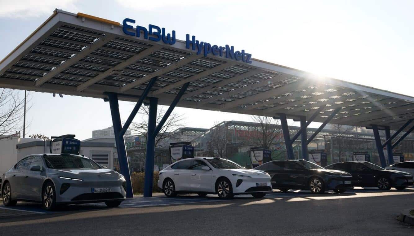 Nio to install 20 swap stations at German firm EnBW's charging parks