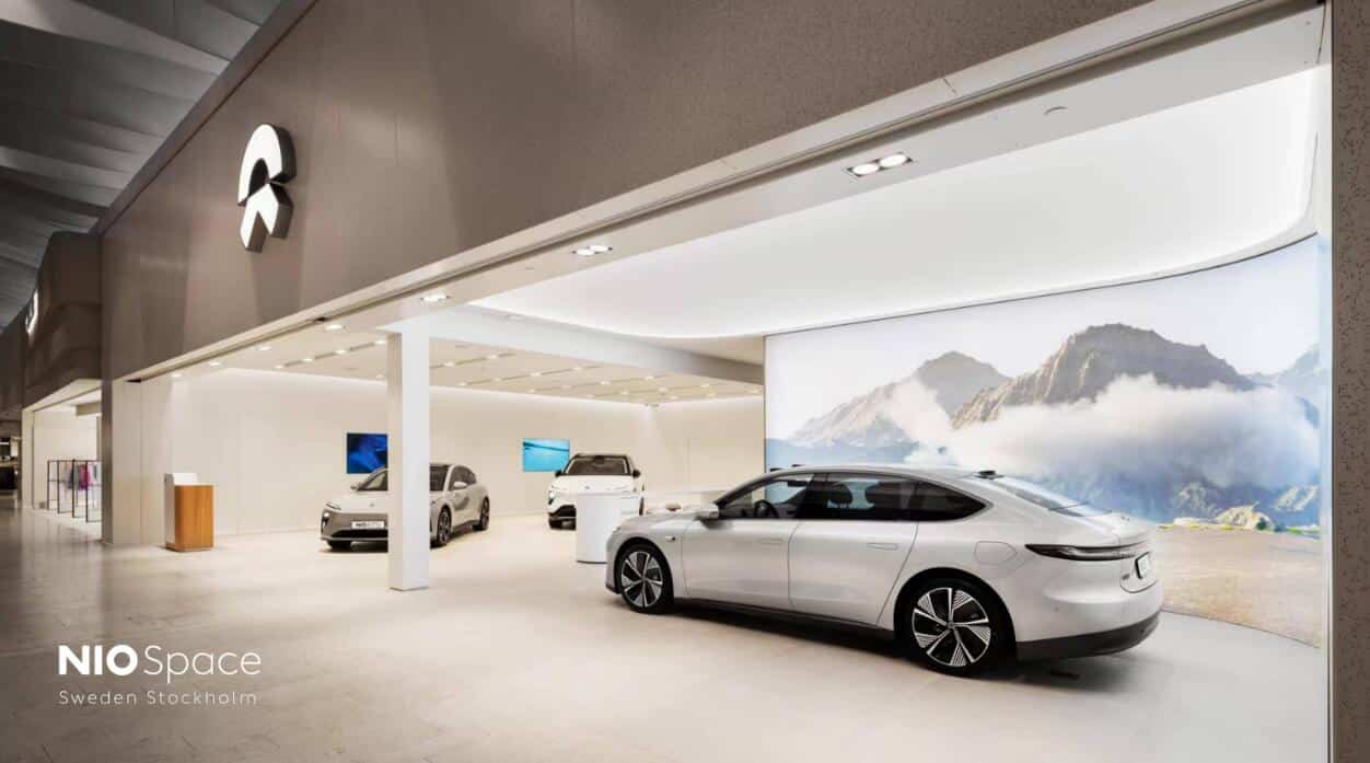 Nio's first showroom in Sweden opens