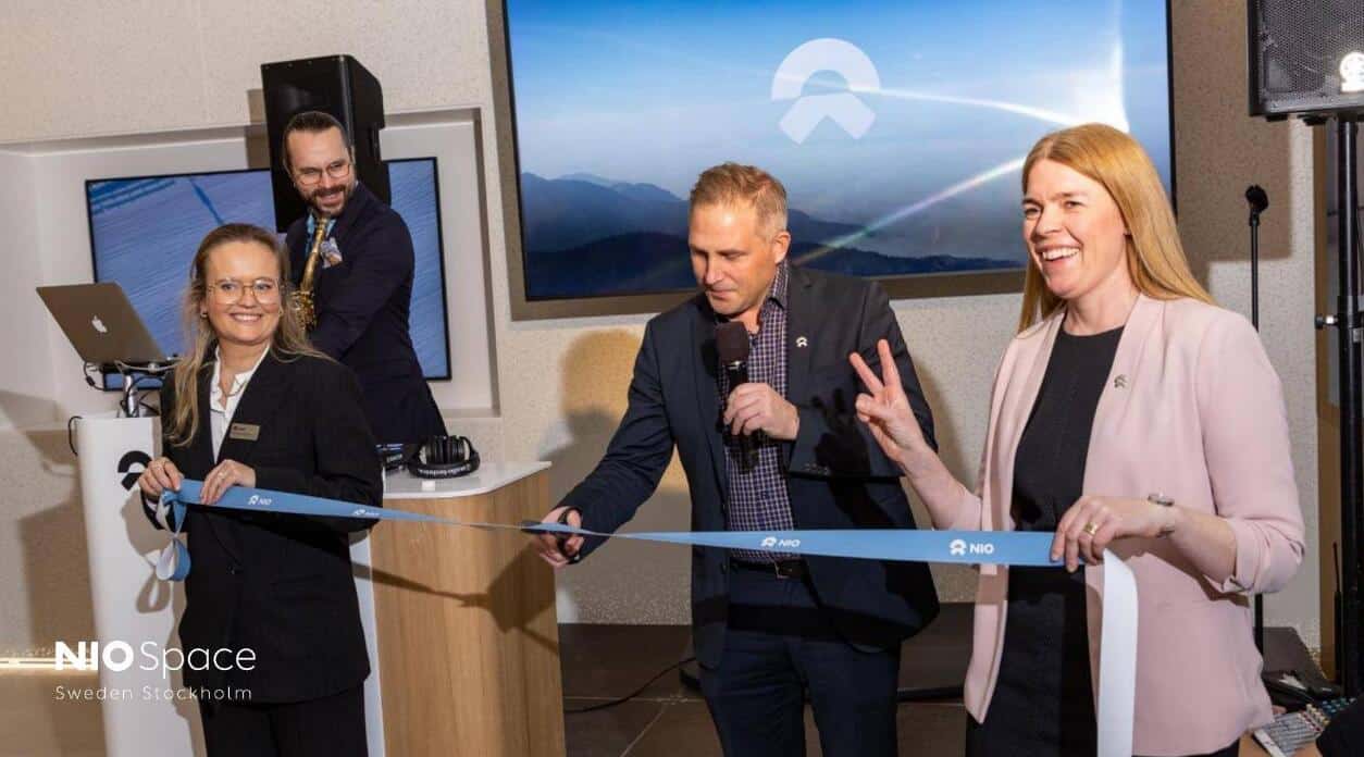 Nio's first showroom in Sweden opens