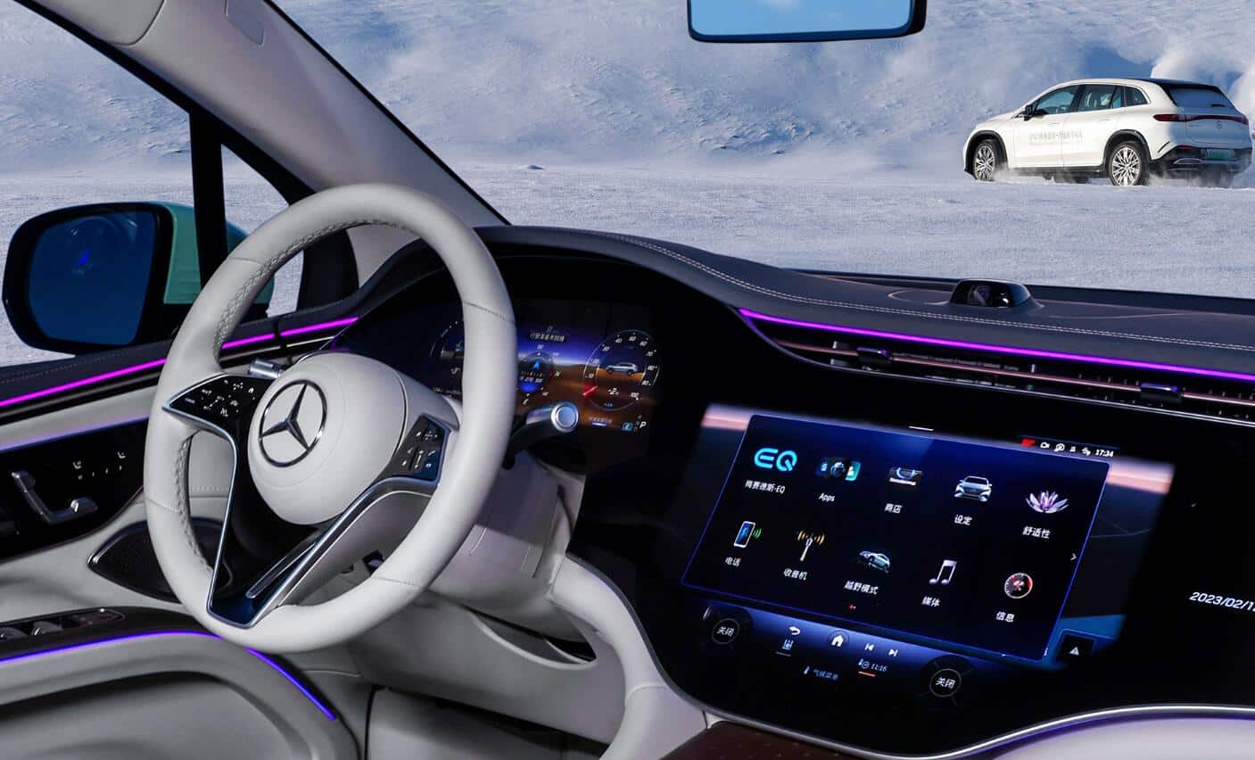 Mercedes-Benz launches EQS SUV in China with starting price of over 2,000