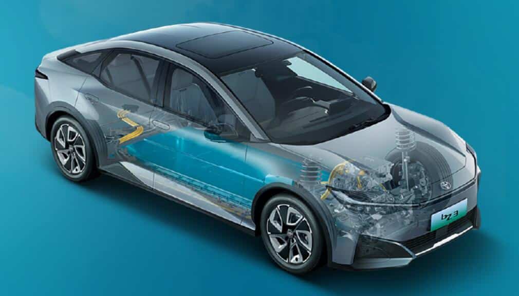 Toyota bZ3 with BYD battery and motor starts accepting pre-orders in China with prices starting at ,500