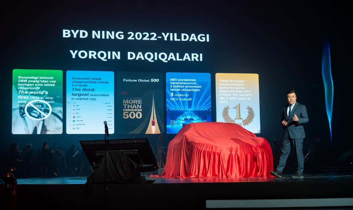 BYD makes brand debut in Uzbekistan, starts local pre-sales of 3 models