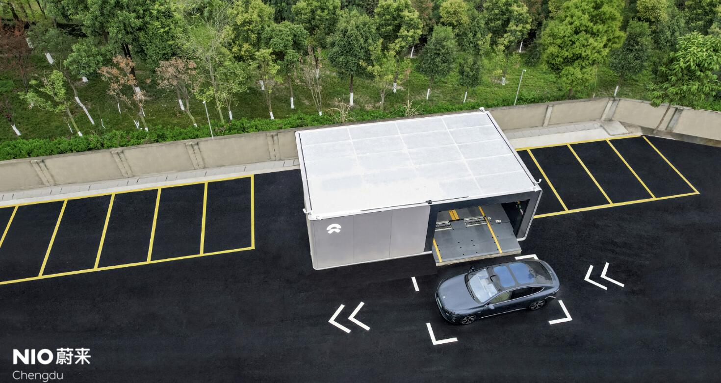 Nio's 1st 10 3rd-gen swap stations go into operation
