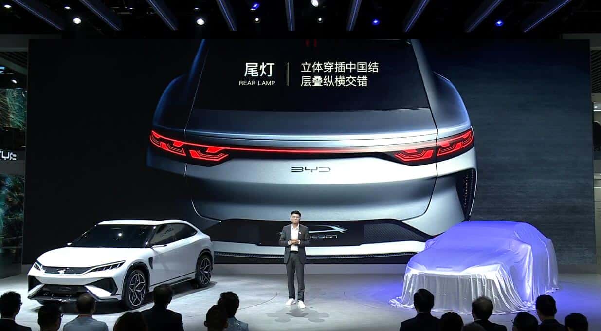 BYD unveils Song L concept SUV, Chaser 07 hybrid sedan at Shanghai auto show