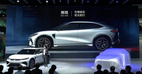 BYD unveils Song L concept SUV, Chaser 07 hybrid sedan at Shanghai auto show