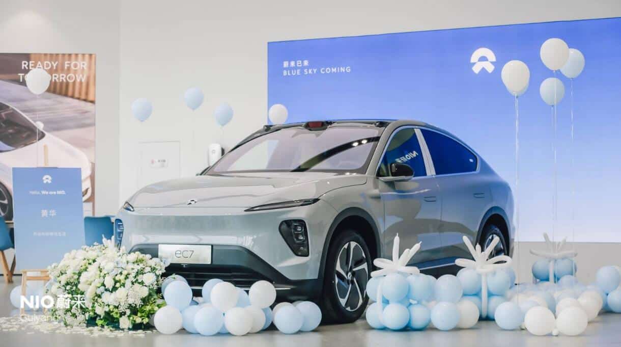 Nio begins deliveries of EC7 coupe SUV earlier than originally planned
