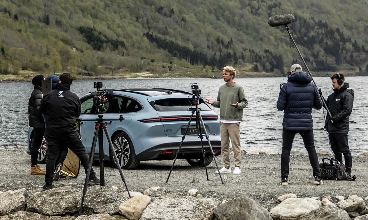 Nio filming ET5 touring promo in Norway, more images revealed