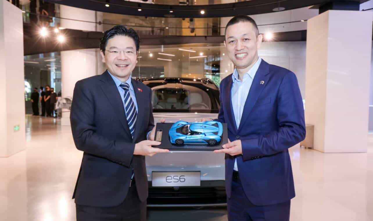 Singapore's deputy PM visits Nio House in Shanghai