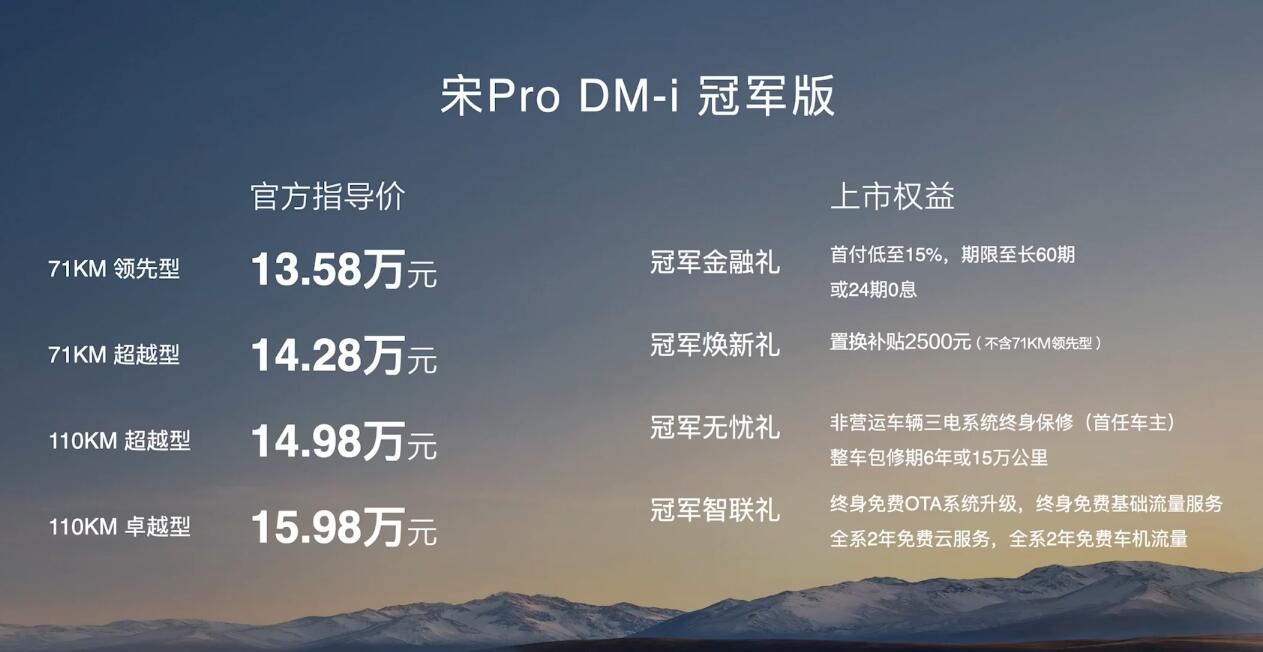 BYD launches 2023 Song Pro DM-i with lower prices and longer battery range