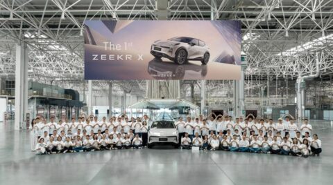Zeekr sees 1st production cars of Zeekr X roll off line as delivery nears